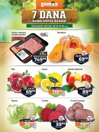 Gomex katalog - 25.10.2023 - 31.10.2023.