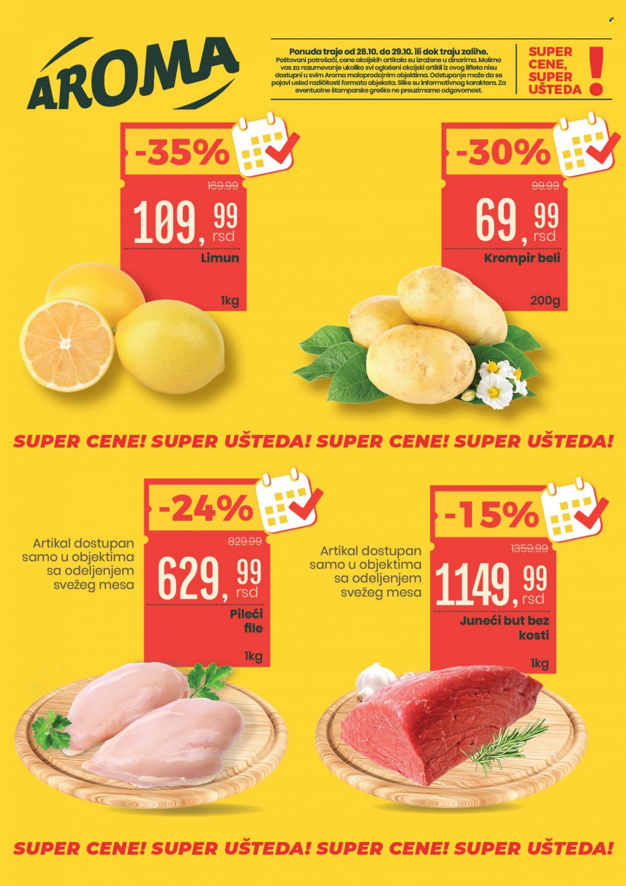 Aroma Market katalog - 26.10.2023 - 29.10.2023. Stranica 1