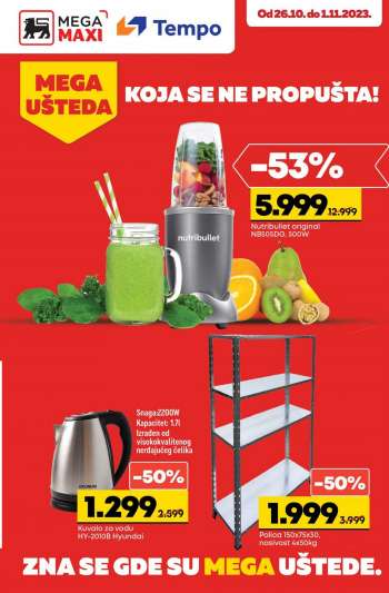 Mega Maxi katalog - 26.10.2023 - 01.11.2023.