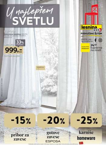Lesnina XXXL katalog - 30.10.2023 - 26.11.2023.