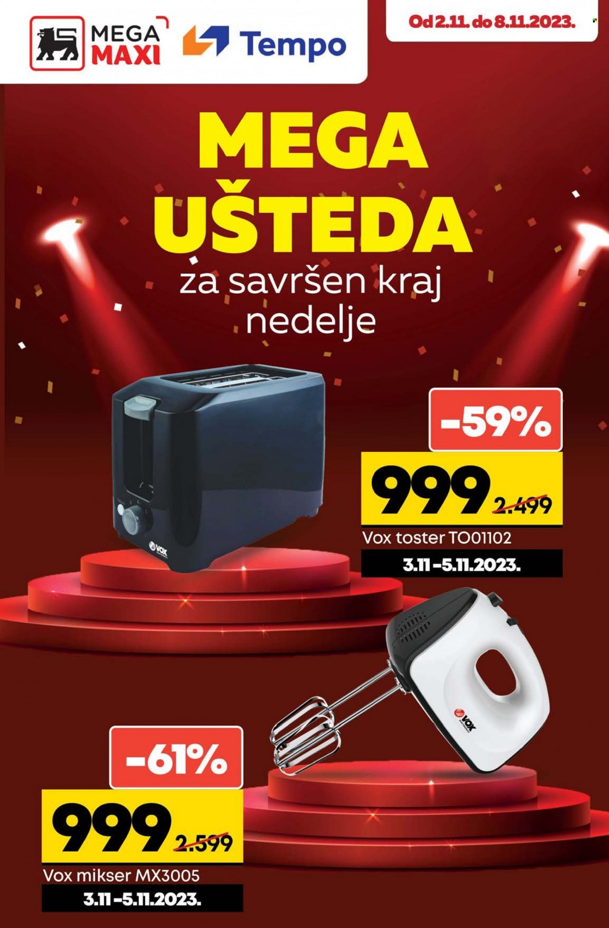 Mega Maxi katalog - 02.11.2023 - 08.11.2023. Stranica 1