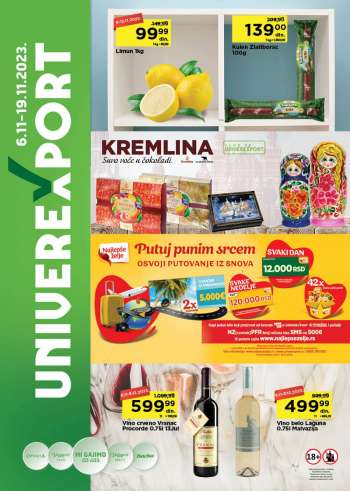 Univerexport katalog - 06.11.2023 - 19.11.2023.
