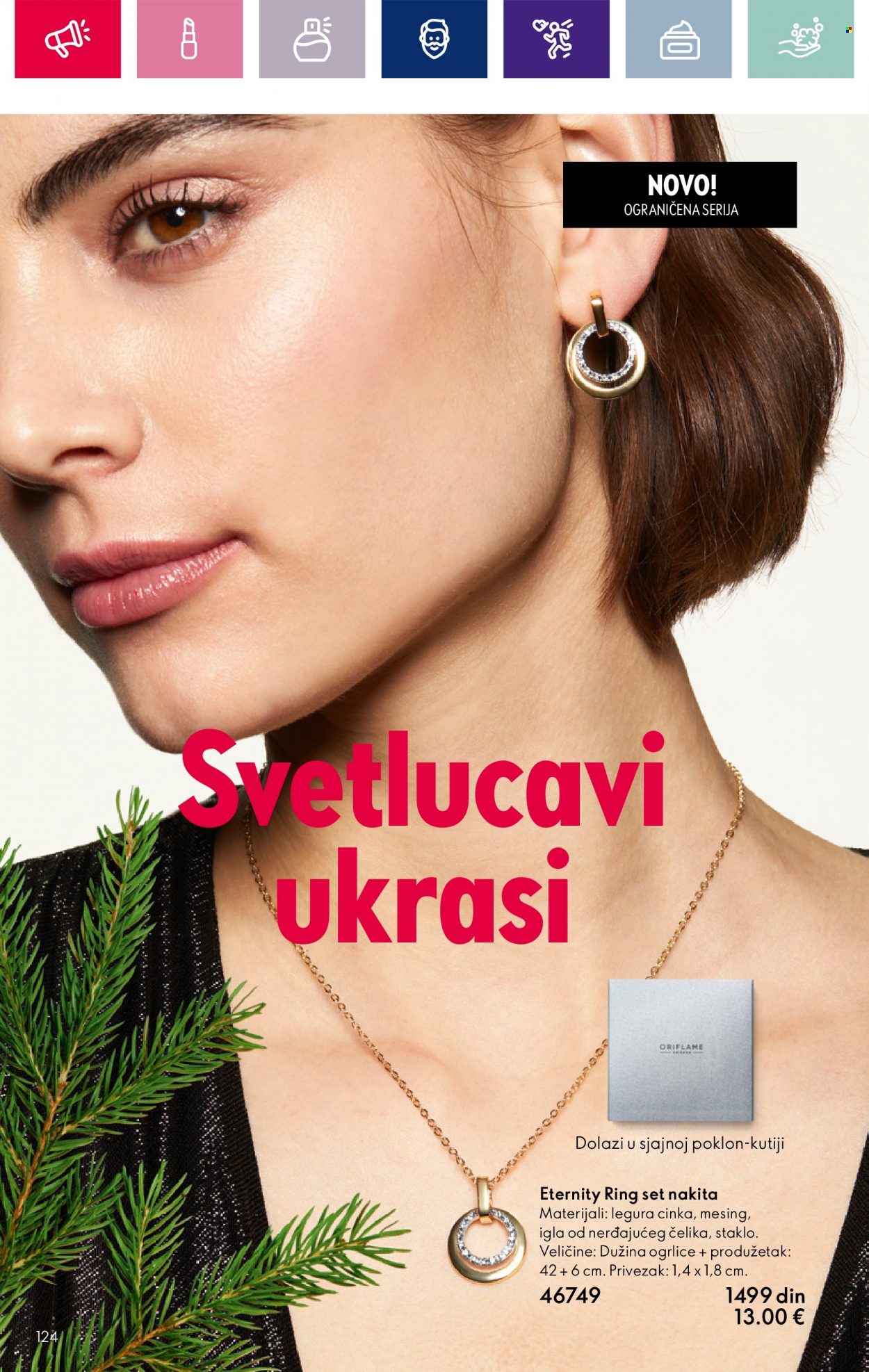 thumbnail - Oriflame katalog - 08.11.2023 - 28.11.2023 - Proizvodi na akciji - Oriflame, nakit, privezak. Stranica 126.