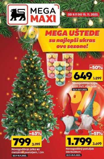 Mega Maxi katalog - 09.11.2023 - 15.11.2023.