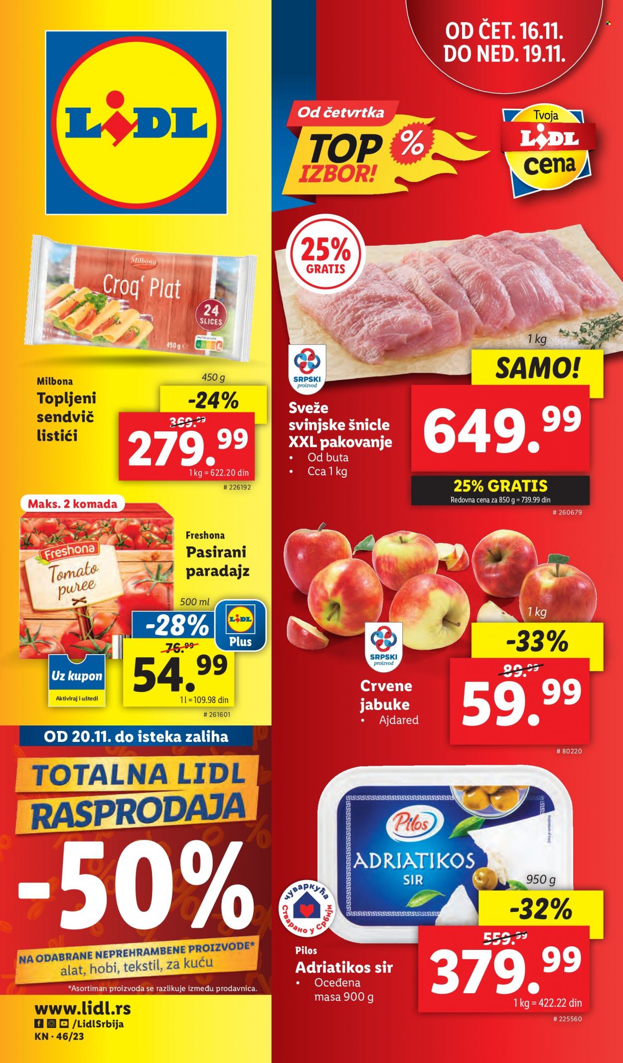 Lidl katalog - 16.11.2023 - 22.11.2023. Stranica 1