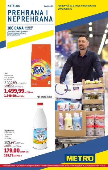 Metro katalog - 16.11.2023 - 29.11.2023.