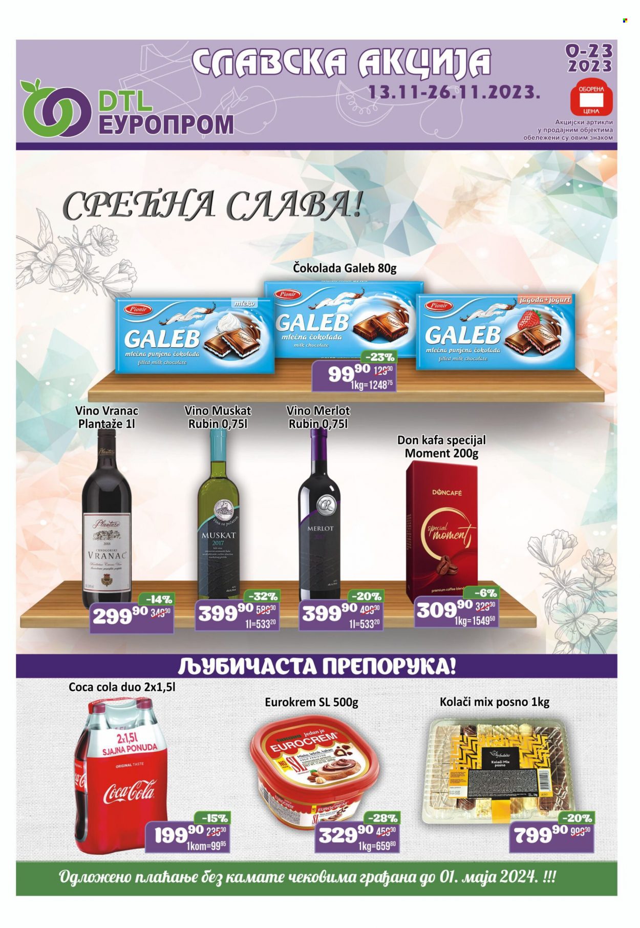 Europrom katalog - 13.11.2023 - 26.11.2023. Stranica 1