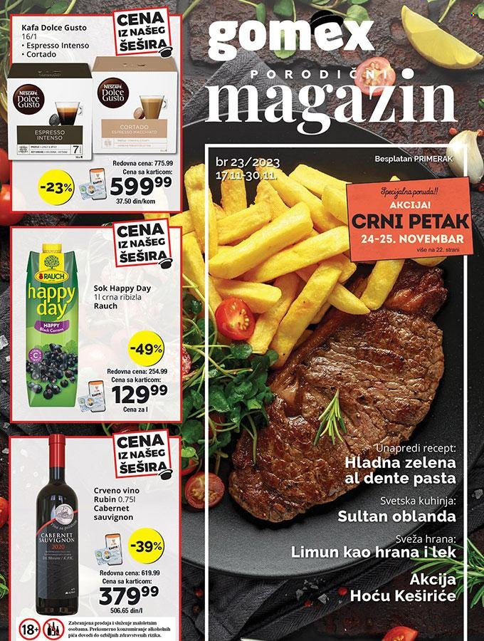 Gomex katalog - 17.11.2023 - 30.11.2023. Stranica 1
