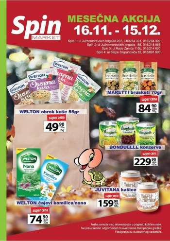 Spin Market katalog - 16.11.2023 - 15.12.2023.