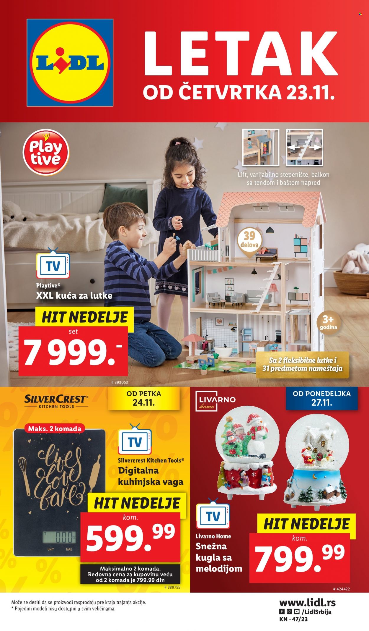 Lidl katalog - 23.11.2023 - 29.11.2023. Stranica 1