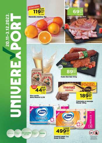 Univerexport katalog - 20.11.2023 - 03.12.2023.