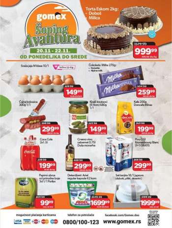 Gomex katalog - 20.11.2023 - 22.11.2023.