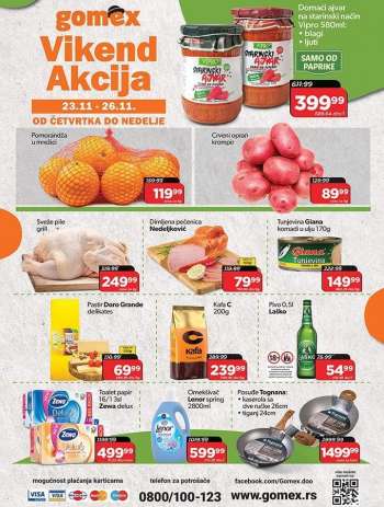 Gomex katalog - 23.11.2023 - 26.11.2023.