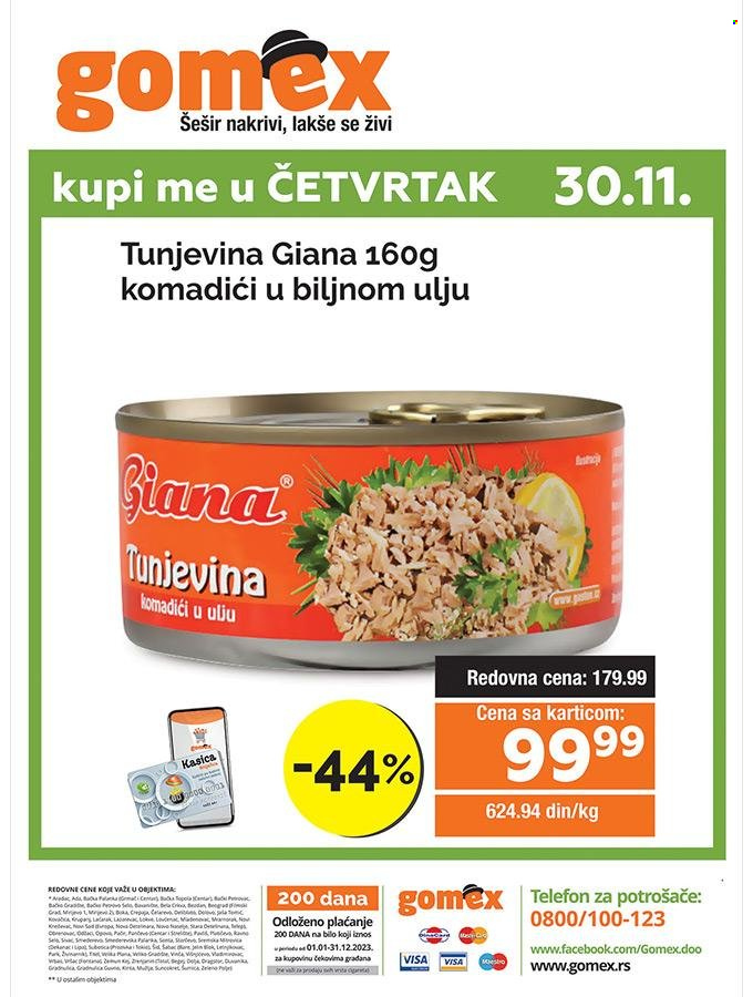 Gomex katalog - 30.11.2023 - 30.11.2023. Stranica 1