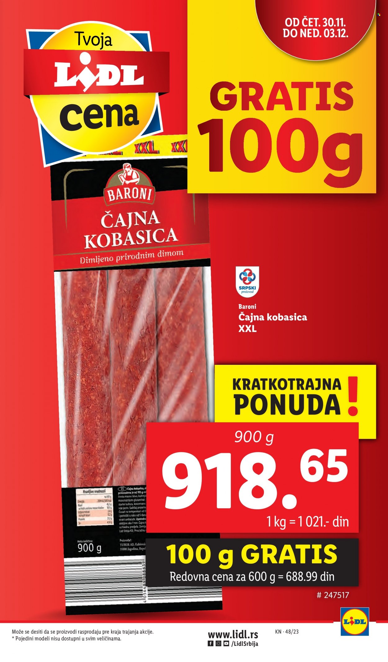 Lidl katalog - 30.11.2023 - 06.12.2023. Stranica 3