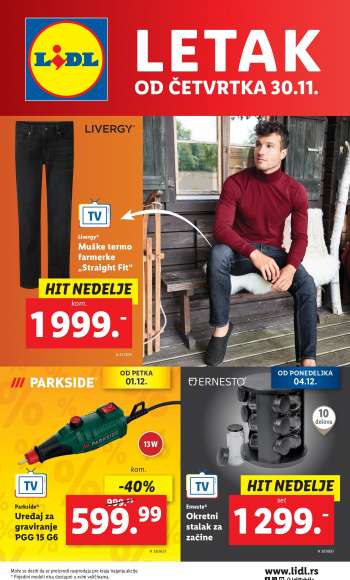 Lidl katalog - 30.11.2023 - 06.12.2023.