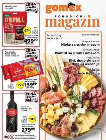Gomex katalog - 01.12.2023 - 14.12.2023.