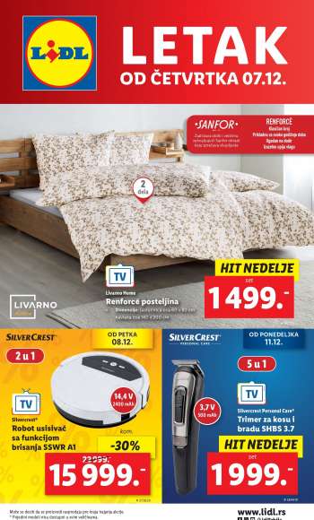 Lidl katalog - 07.12.2023 - 13.12.2023.