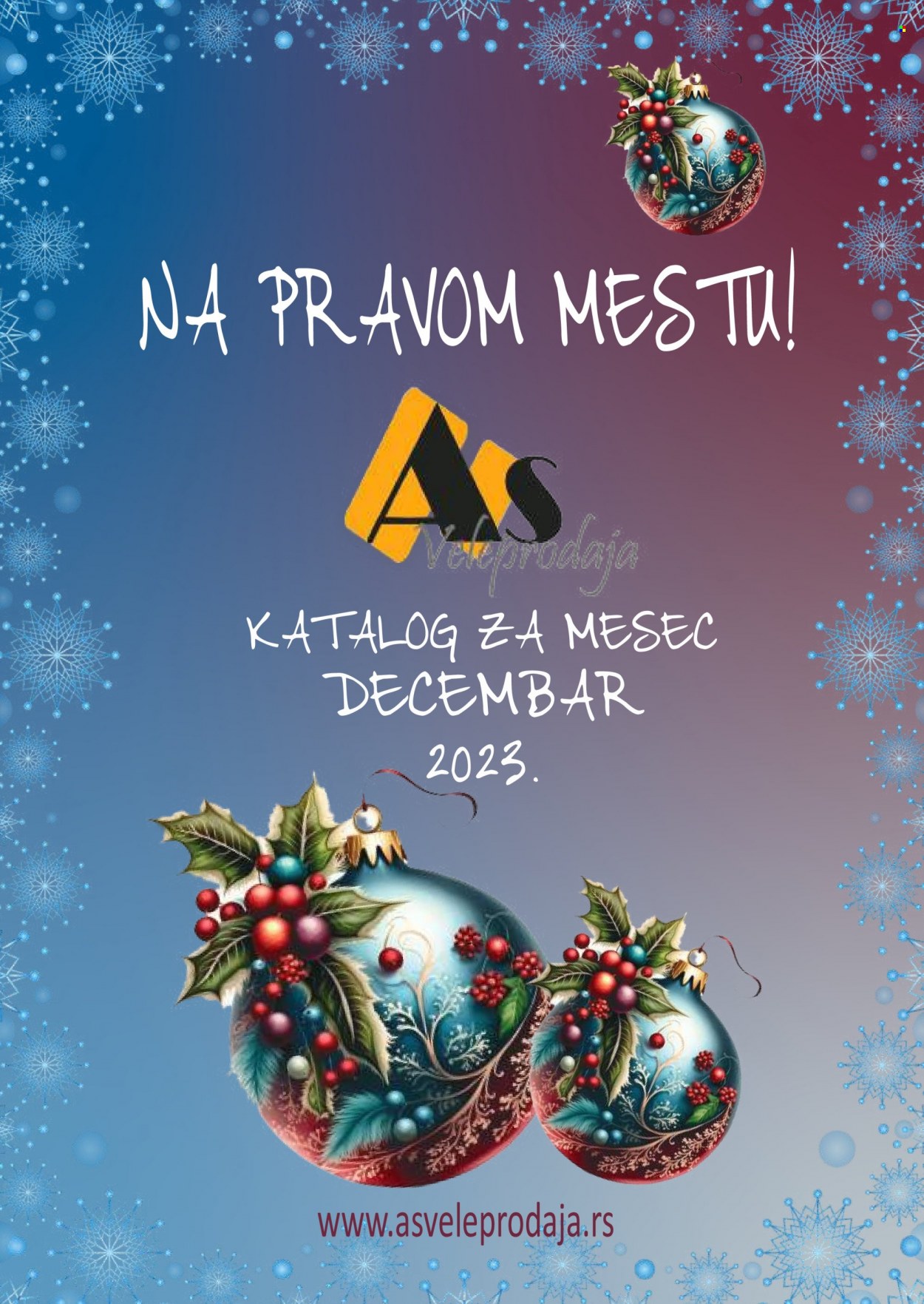 AS Veleprodaja katalog - 01.12.2023 - 31.12.2023. Stranica 1