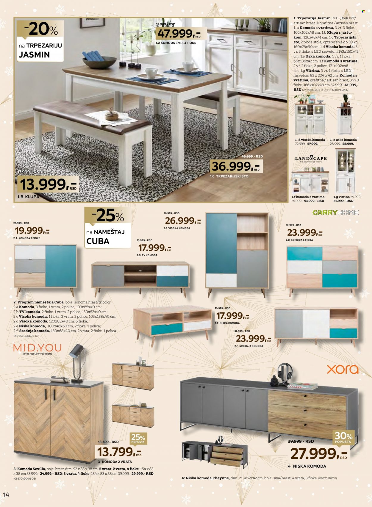 Lesnina XXXL katalog - 04.12.2023 - 31.12.2023. Stranica 14