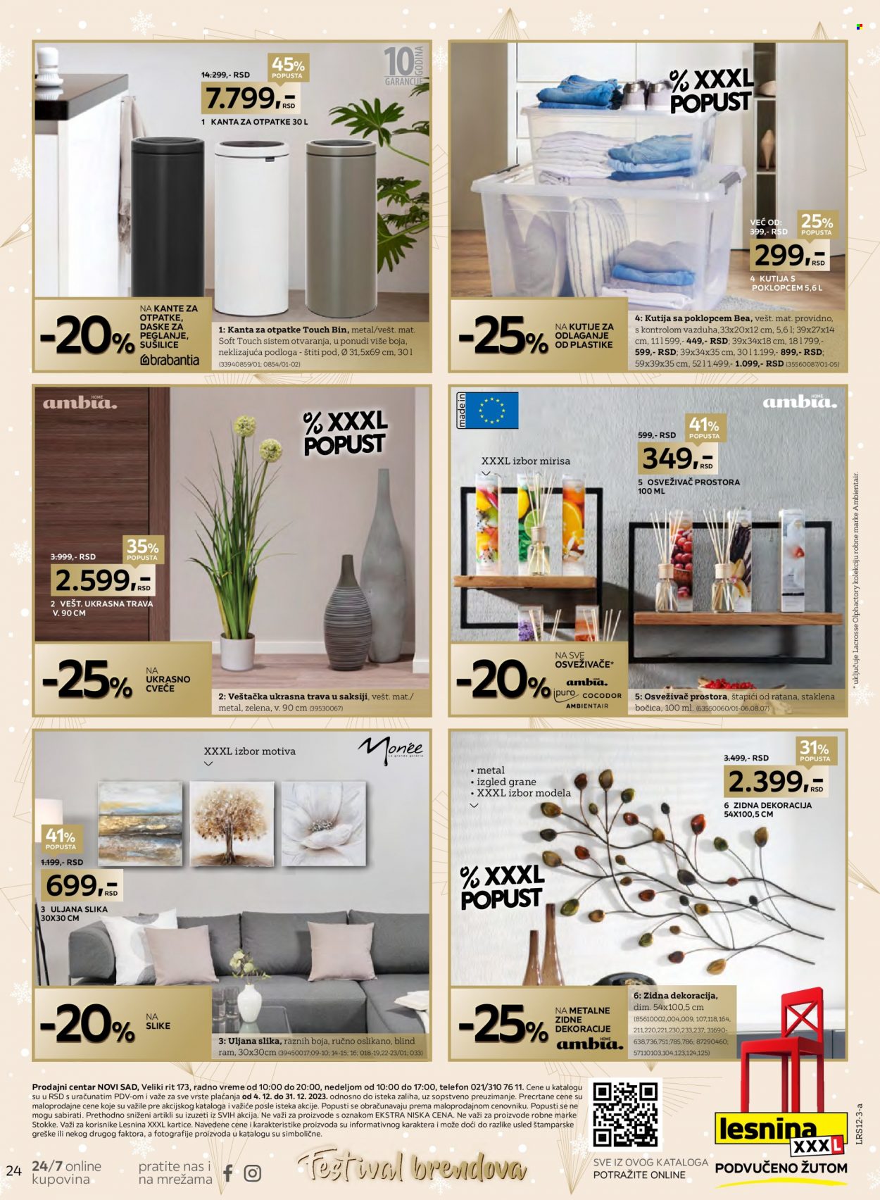 Lesnina XXXL katalog - 04.12.2023 - 31.12.2023. Stranica 24