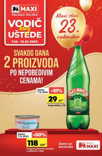 Maxi katalog - 07.12.2023 - 13.12.2023.