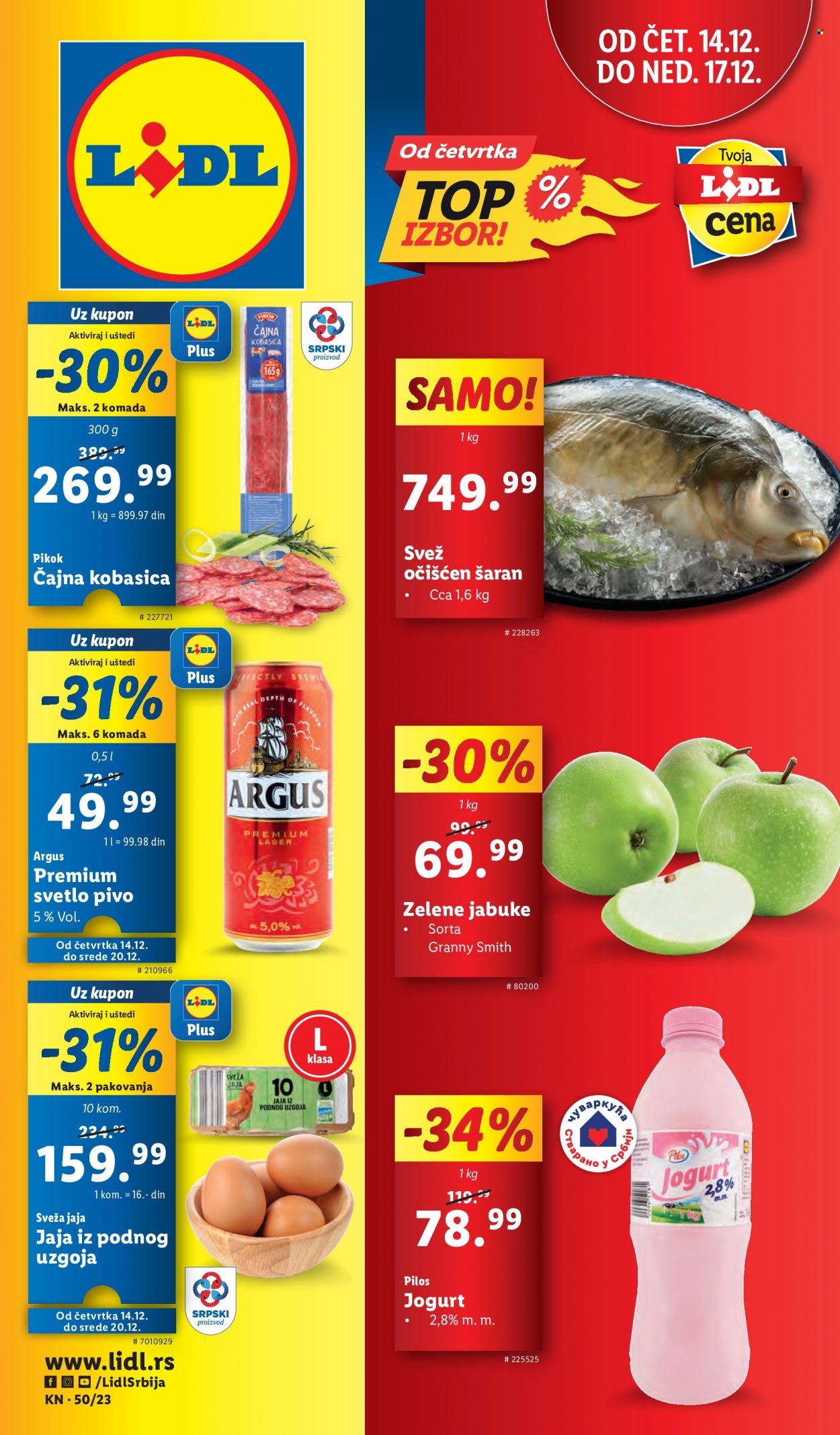 Lidl katalog - 14.12.2023 - 20.12.2023. Stranica 1