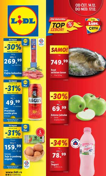 Lidl katalog - 14.12.2023 - 20.12.2023.