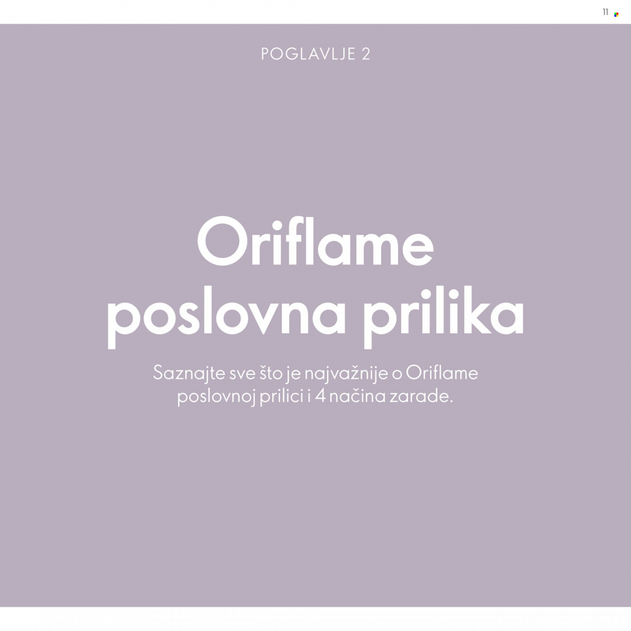 Oriflame katalog. Stranica 11