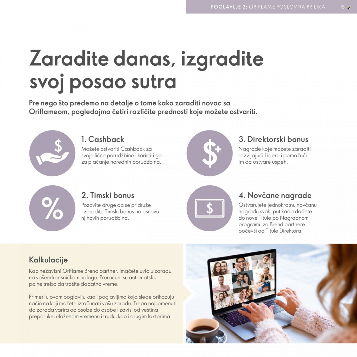 Oriflame katalog. Stranica 13