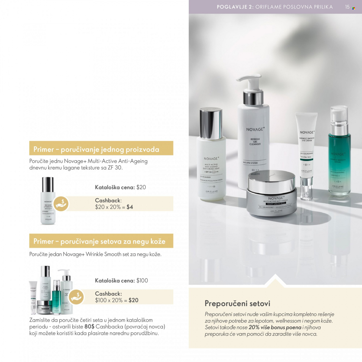 Oriflame katalog. Stranica 15