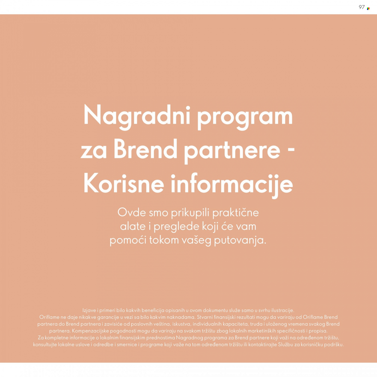 Oriflame katalog. Stranica 97