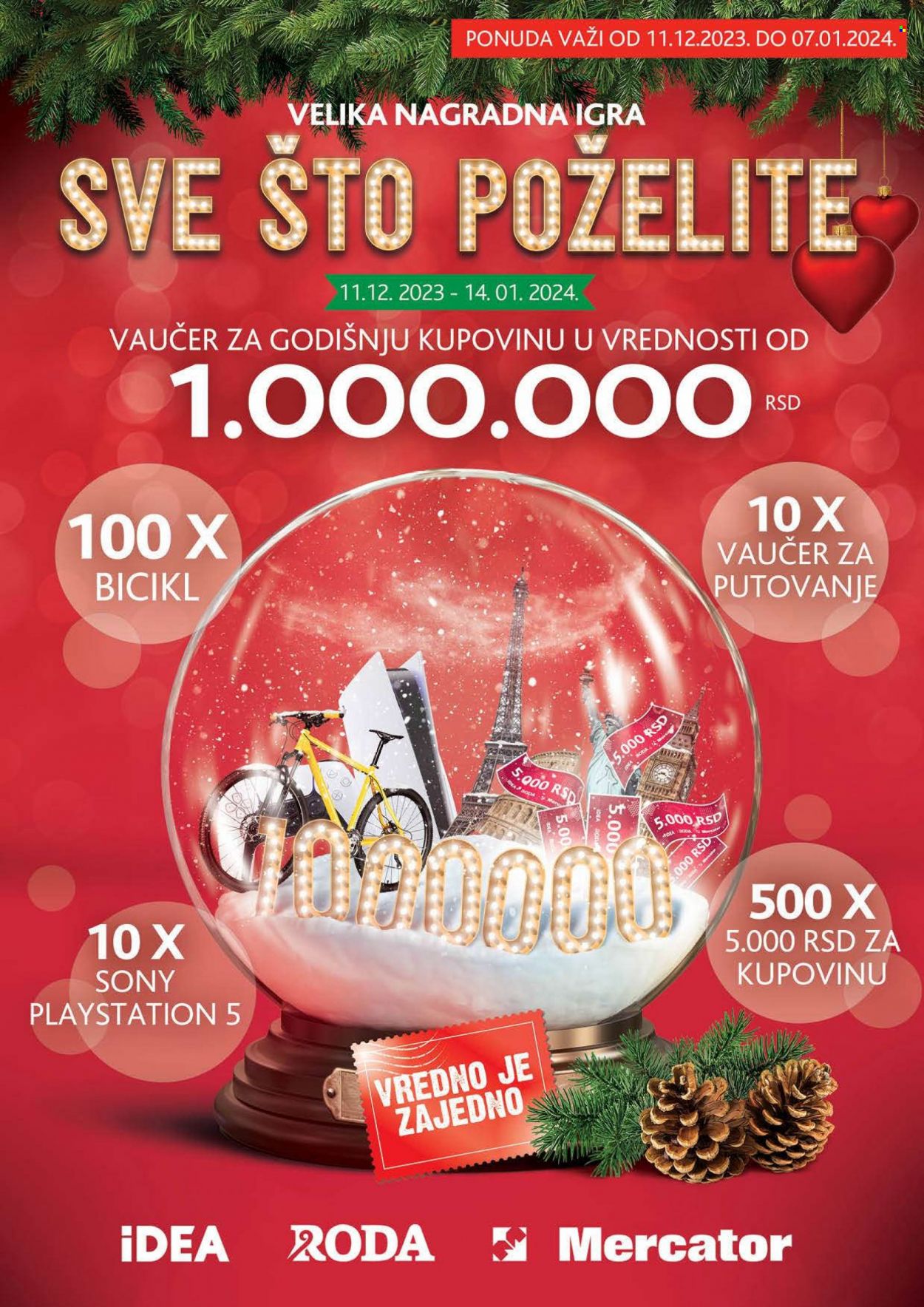 Mercator Centar katalog - 11.12.2023 - 07.01.2024. Stranica 1