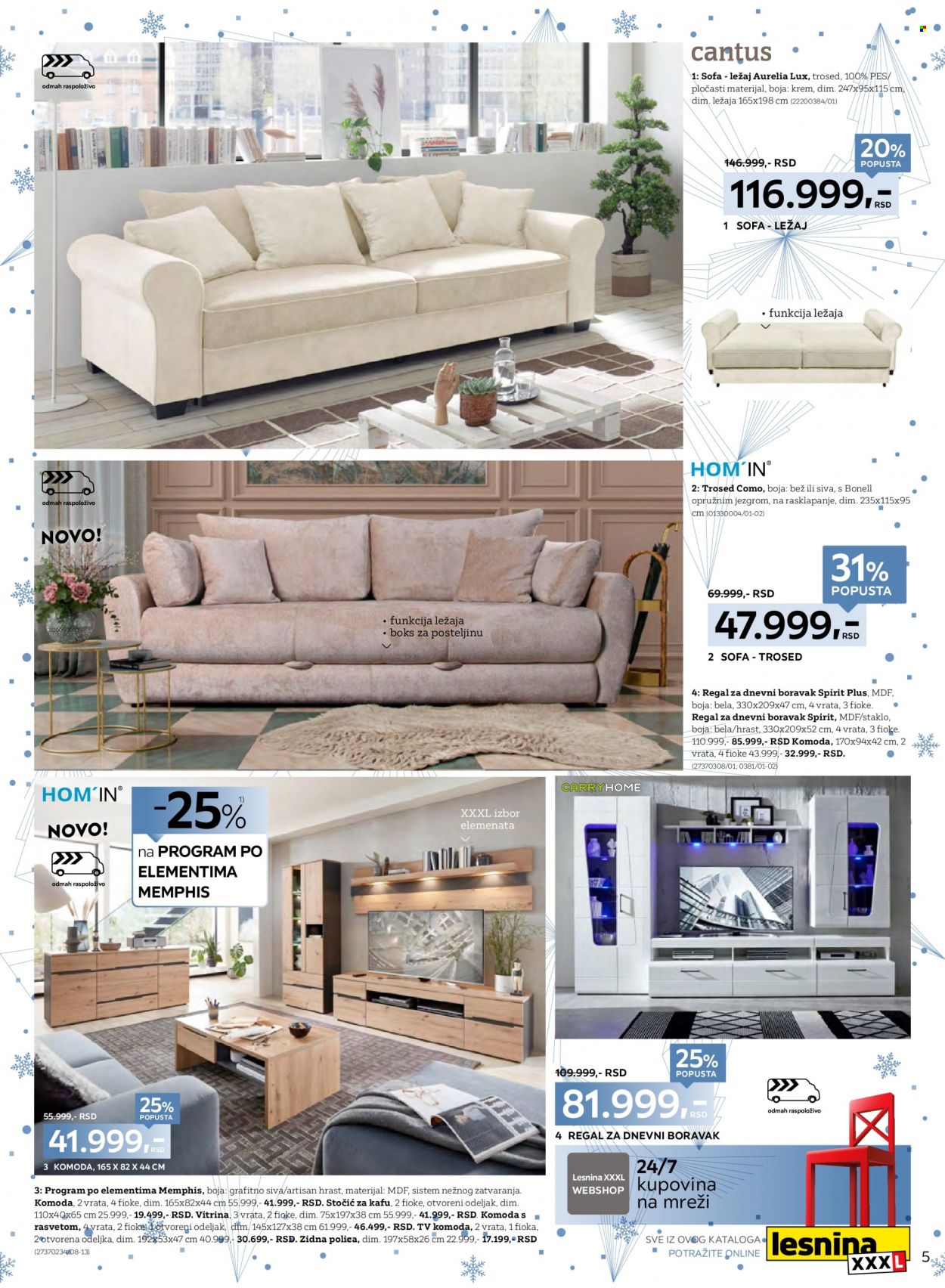 Lesnina XXXL katalog - 11.12.2023 - 31.12.2023. Stranica 5