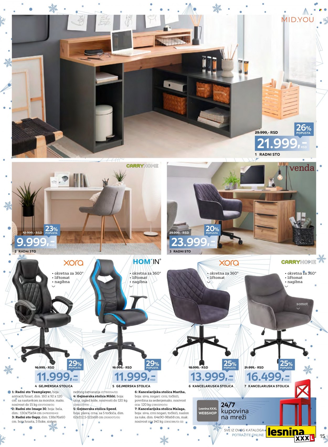 Lesnina XXXL katalog - 11.12.2023 - 31.12.2023. Stranica 15