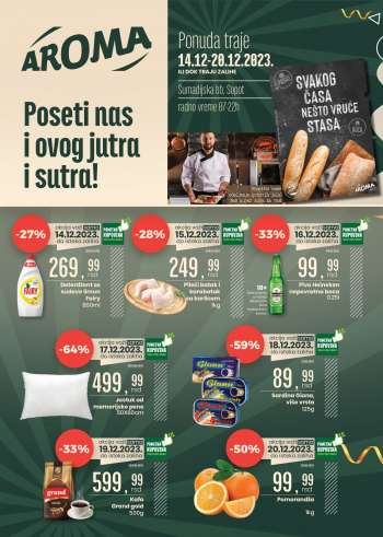 Aroma Market katalog - 14.12.2023 - 20.12.2023.