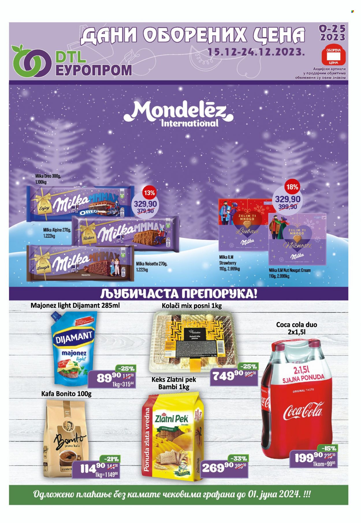 Europrom katalog - 15.12.2023 - 24.12.2023. Stranica 1