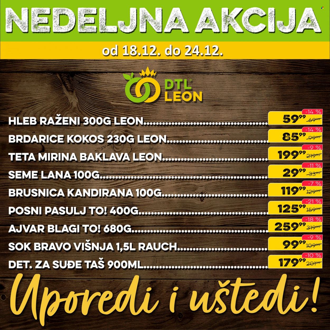 Leon Diskont katalog - 18.12.2023 - 24.12.2023. Stranica 3