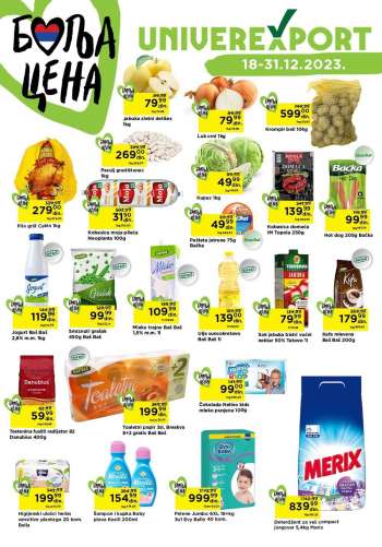 Univerexport katalog - 18.12.2023 - 31.12.2023.