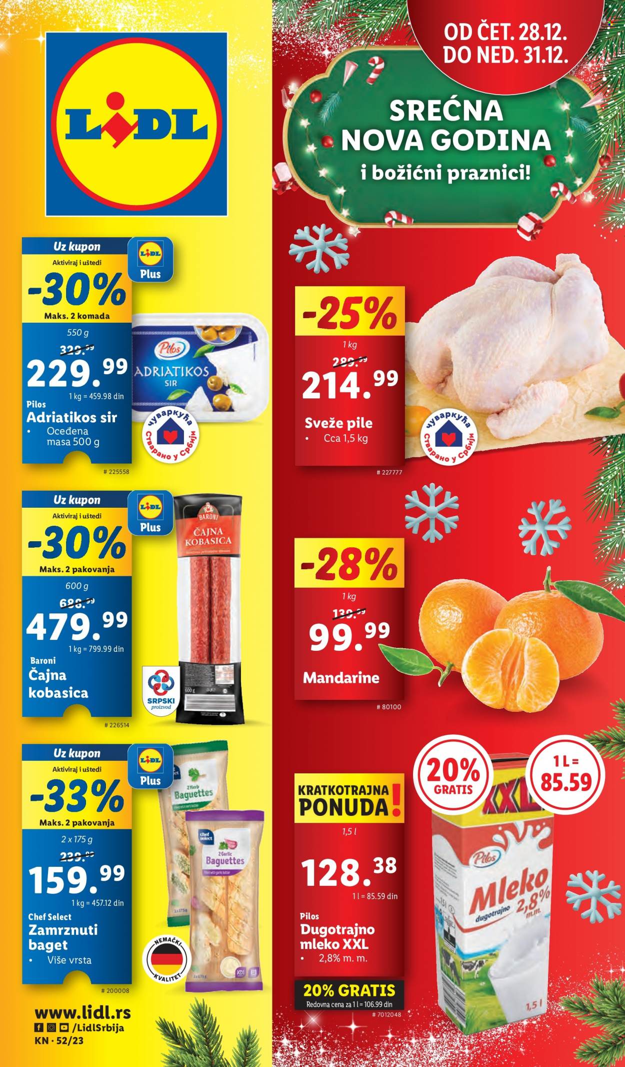Lidl katalog - 28.12.2023 - 03.01.2024. Stranica 1
