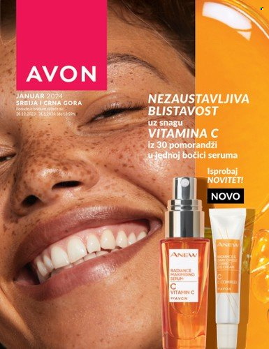 Avon katalog - 28.12.2023 - 31.01.2024. Stranica 1