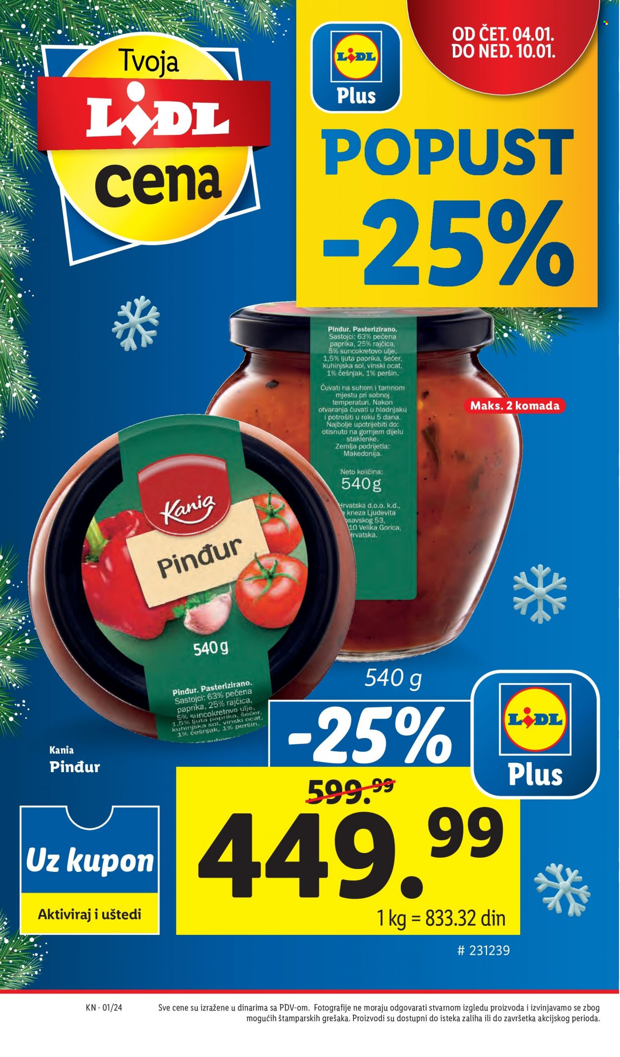 Lidl katalog - 04.01.2024 - 10.01.2024. Stranica 4