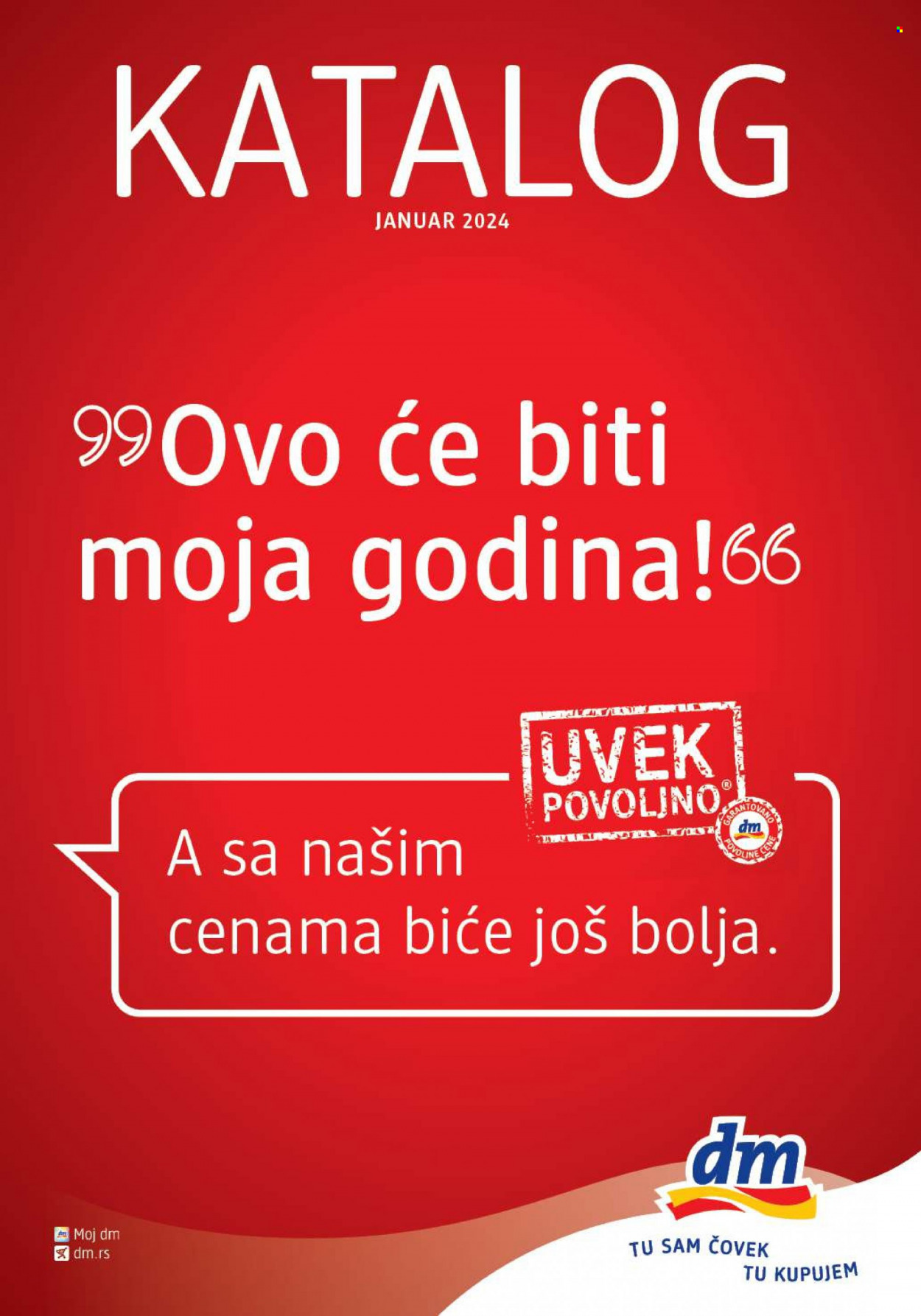 dm drogerie katalog - 01.01.2024 - 31.01.2024. Stranica 1