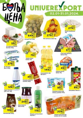 Univerexport katalog - 02.01.2024 - 31.01.2024.