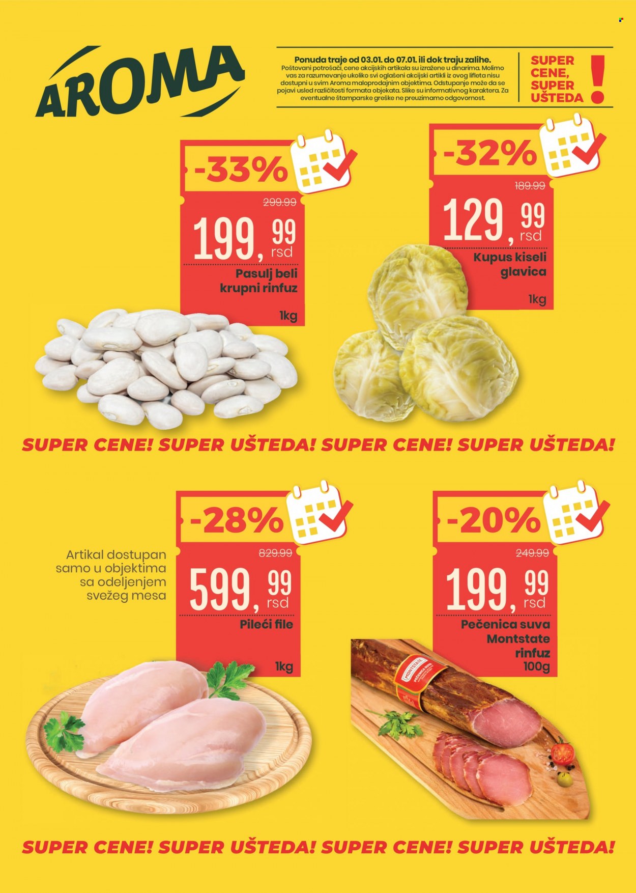 Aroma Market katalog - 03.01.2024 - 07.01.2024. Stranica 1
