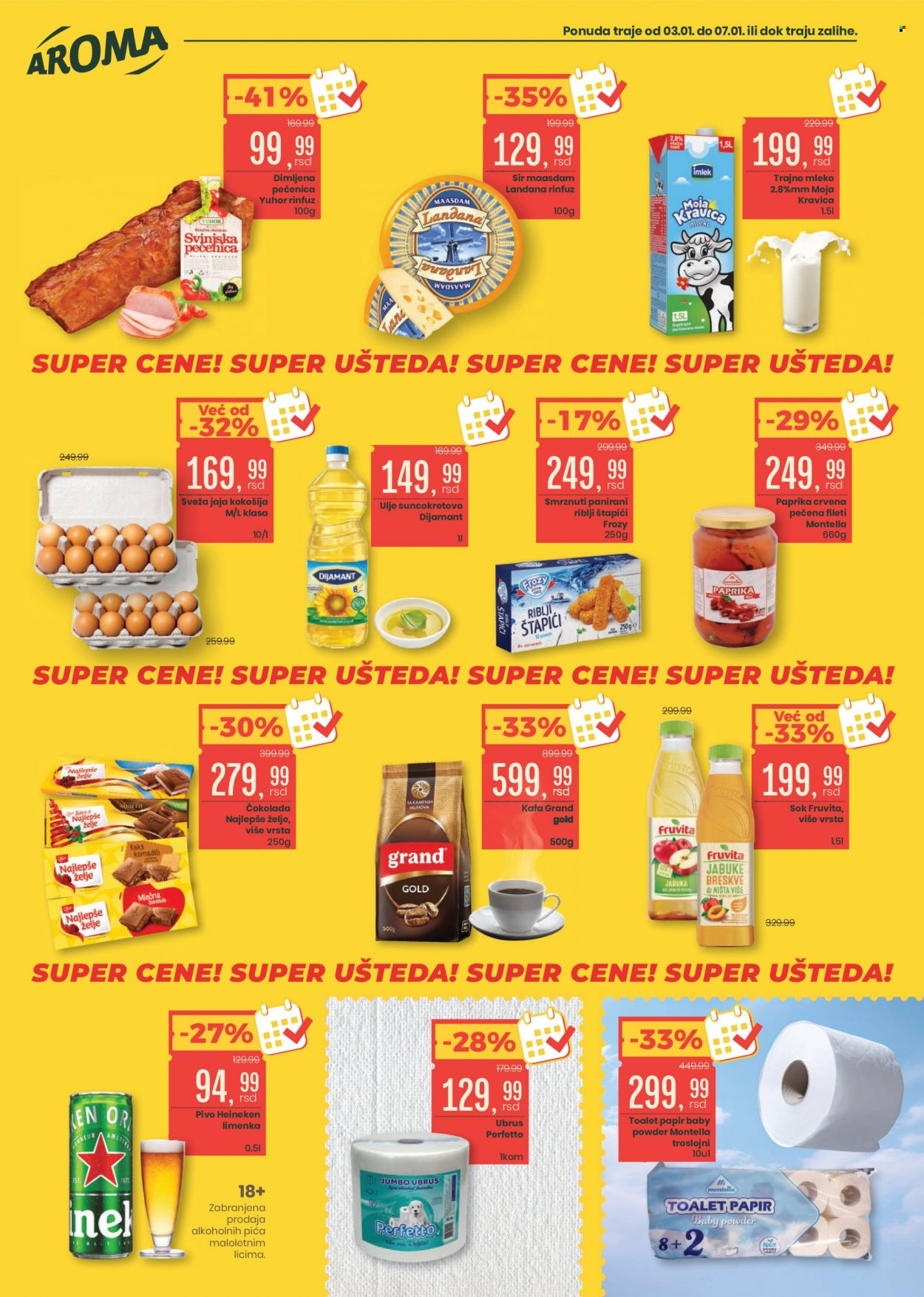 Aroma Market katalog - 03.01.2024 - 07.01.2024. Stranica 2