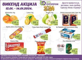 Europrom katalog - 12.01.2024 - 14.01.2024.