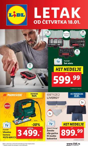 Lidl katalog - 18.01.2024 - 24.01.2024.