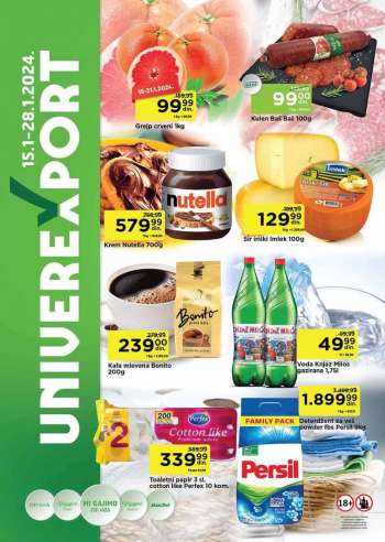 Univerexport katalog - 15.01.2024 - 28.01.2024.