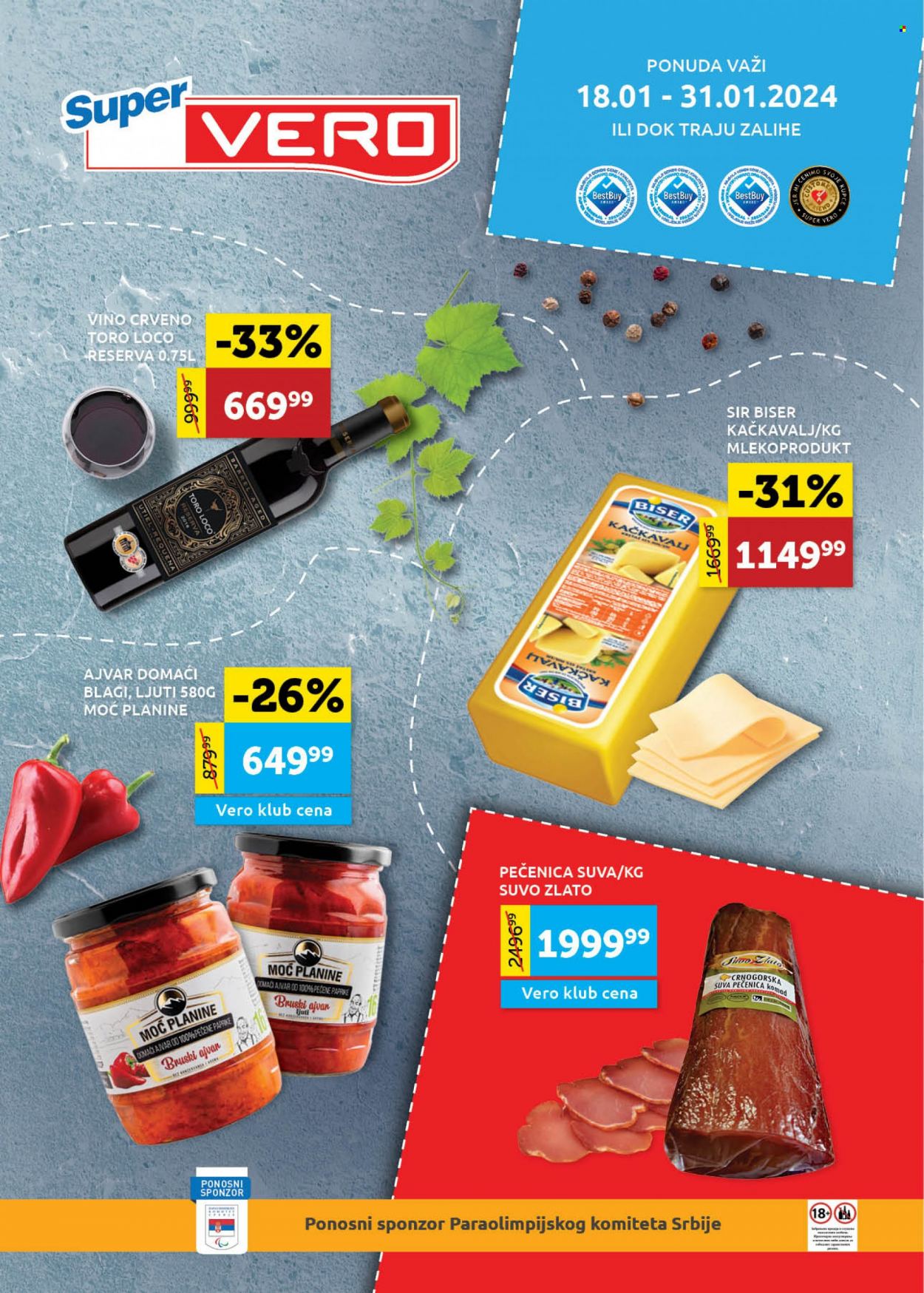 SuperVERO katalog - 18.01.2024 - 31.01.2024. Stranica 1